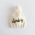 Lucky Hat Baby Kid Beanie Knit Clover Green Clothing