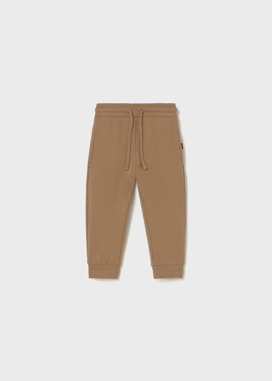 Baby Boy Basic cuffed fleece trousers