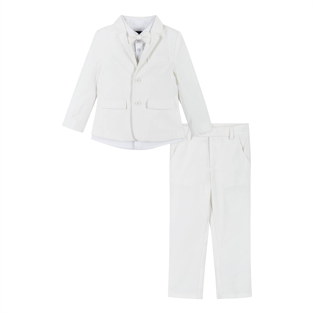 Boys Toddler Suit - White-Special Occasion/Communion/Wedding