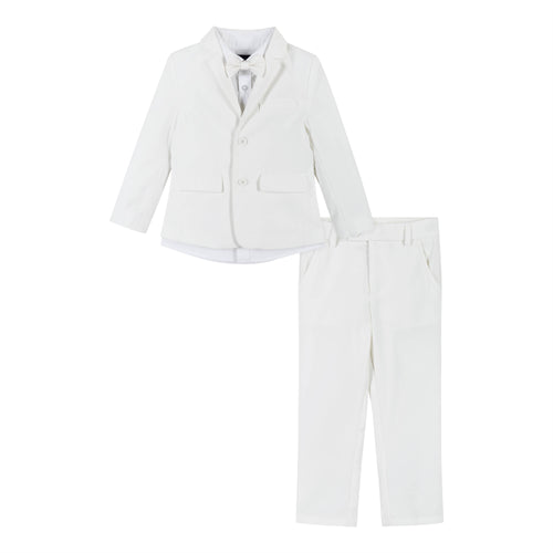 Boys Toddler Suit - White-Special Occasion/Communion/Wedding