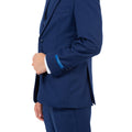 Cobalt Perry Ellis Boys Suit, Slim-Fit 5pc (Includes Tie)