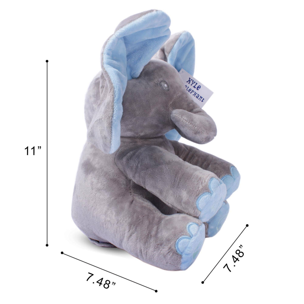 Kyle Singing Elephant w Peek-a-Boo, Stuffed Animal Toy