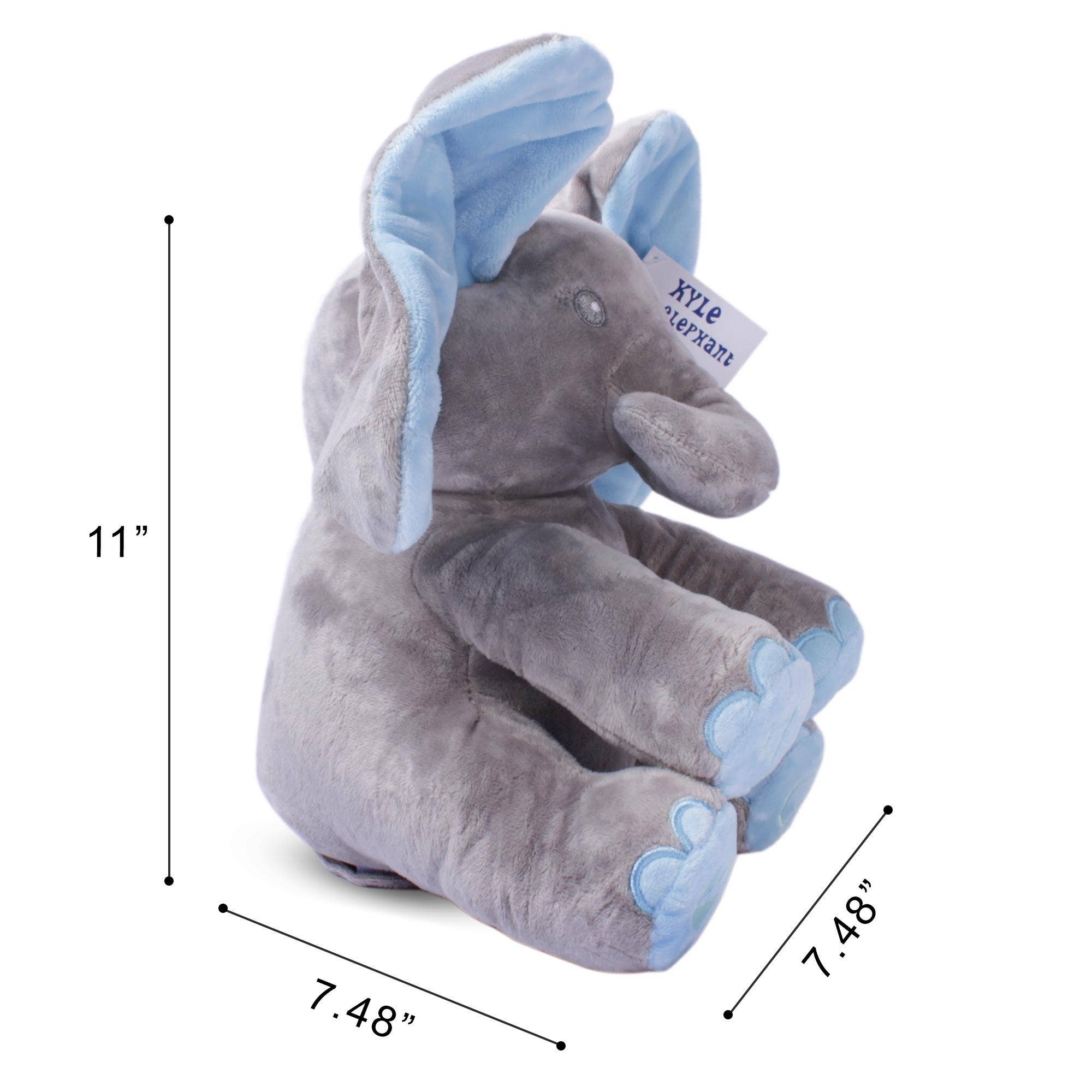 Kyle Singing Elephant w Peek-a-Boo, Stuffed Animal Toy