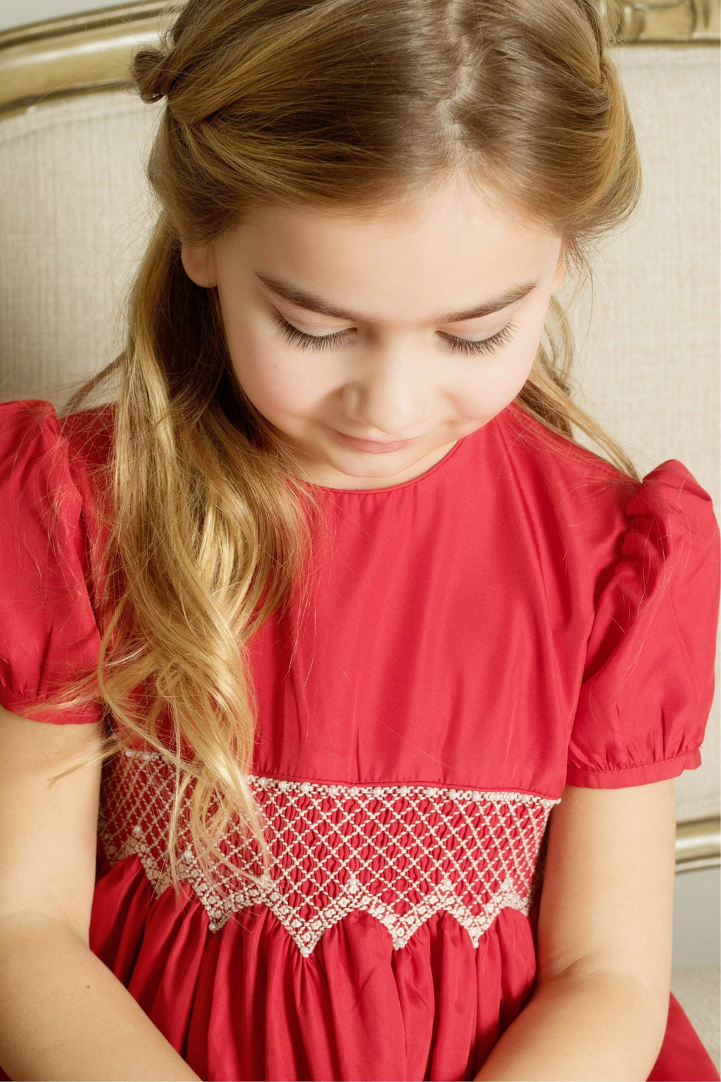 Elegant Taffeta Red Dress