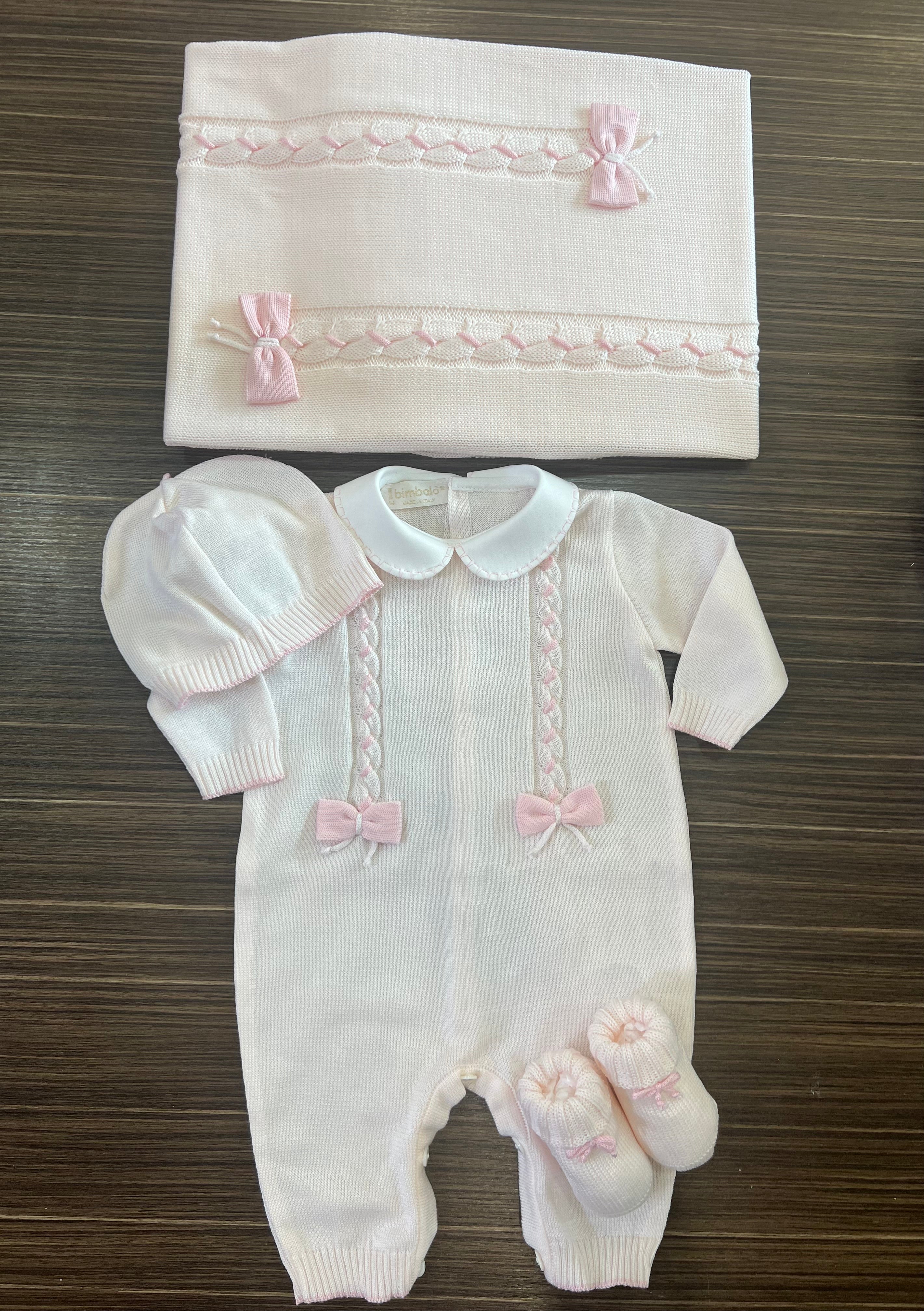 Knitted Baby Girl Set