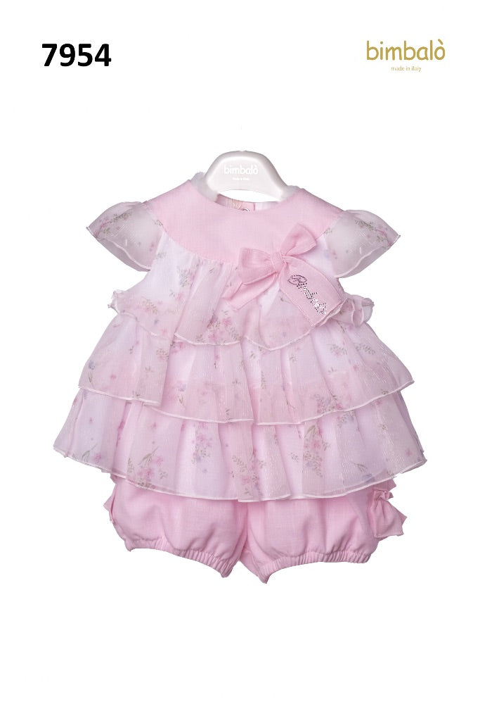 Dress with attached bloomers