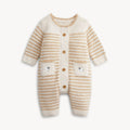 CHENILLE CREAM SWEATER ROMPER