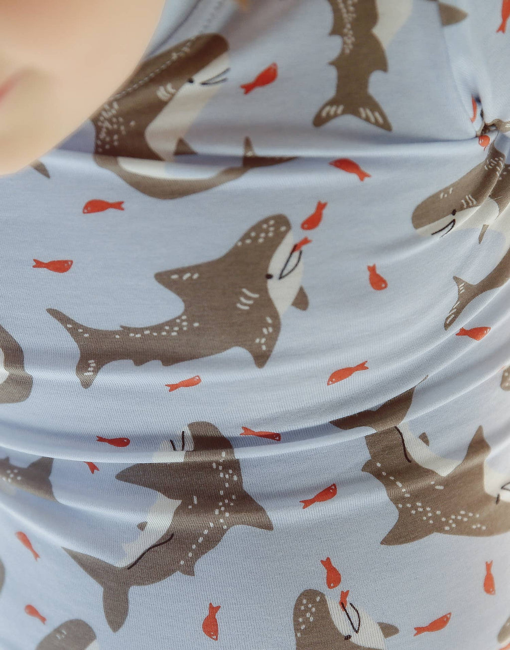 Fun shark Viscose Short Sleeve PJs-C