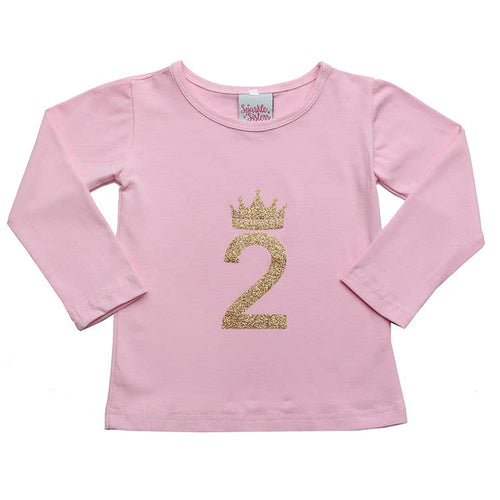 #2 Crown Long Sleeve Tee Shirt