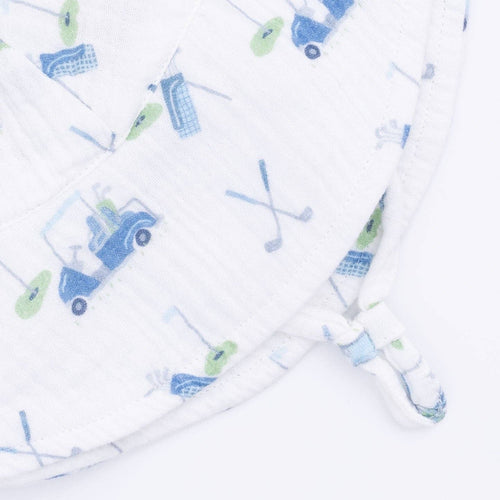 Baby Golf Carts Blue - Wide Brim Sun Hat