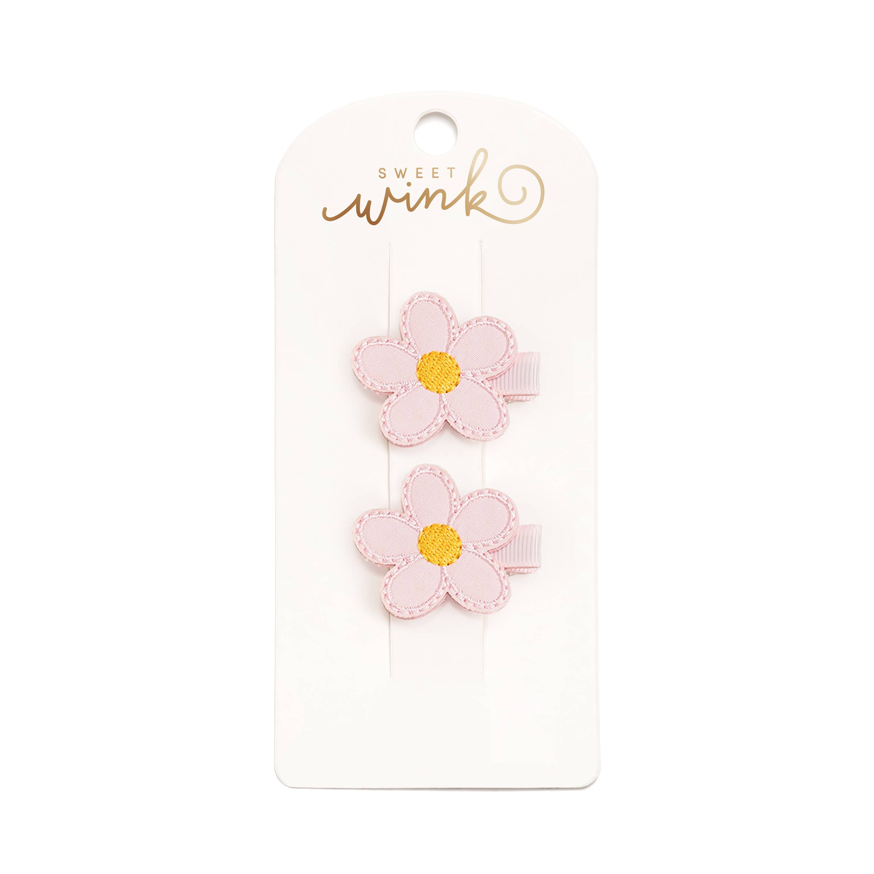 Daisy Flower Clip Set - Kids Hair Clip Set