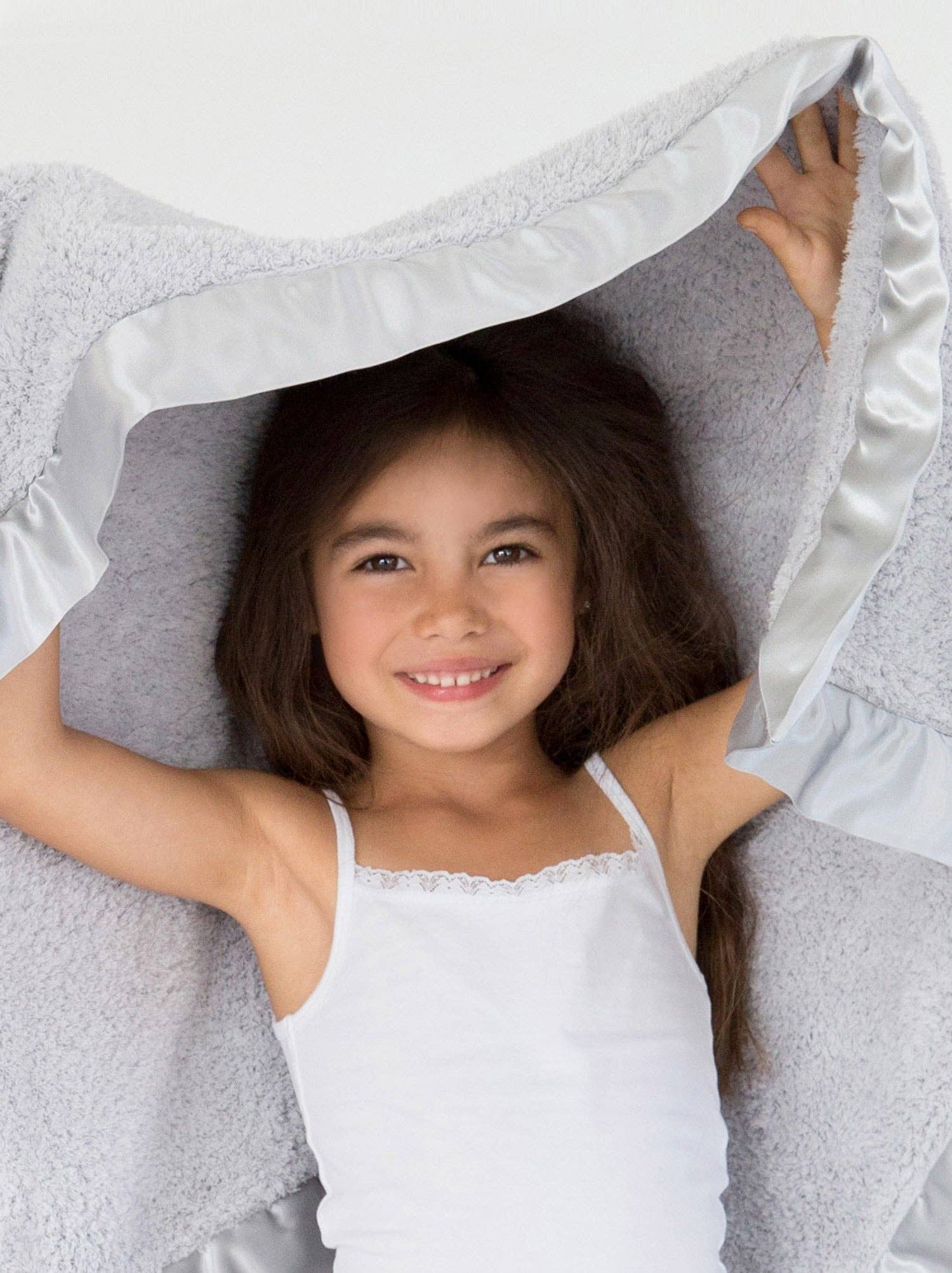 Chenille Baby Blanket: Unboxed / Denim