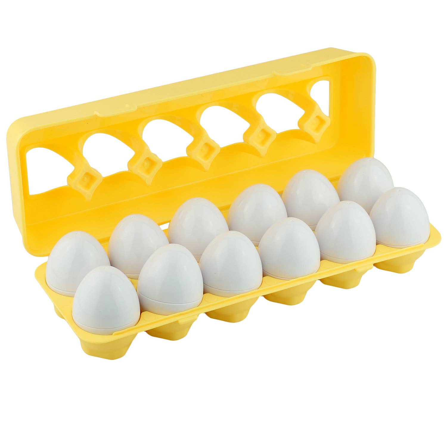 Dimple 12 Match and Play Numbers Egg Easter Toy w Holder