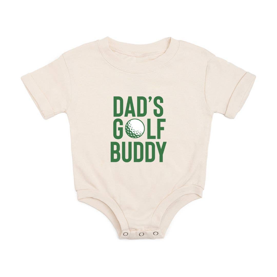 Dad's Golf Buddy Short Sleeve Romper - Baby Clothes