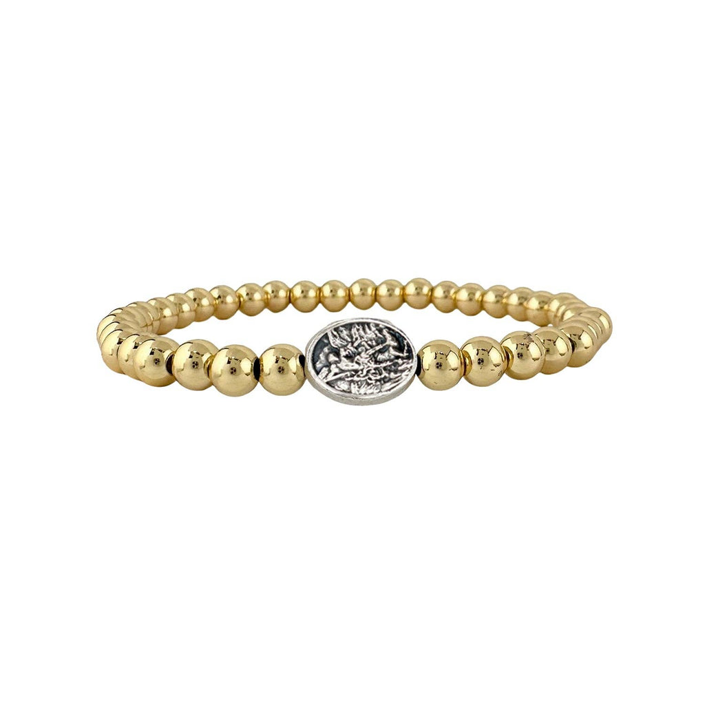 Subliminal Saint Michael The Archangel Stretch Bracelet