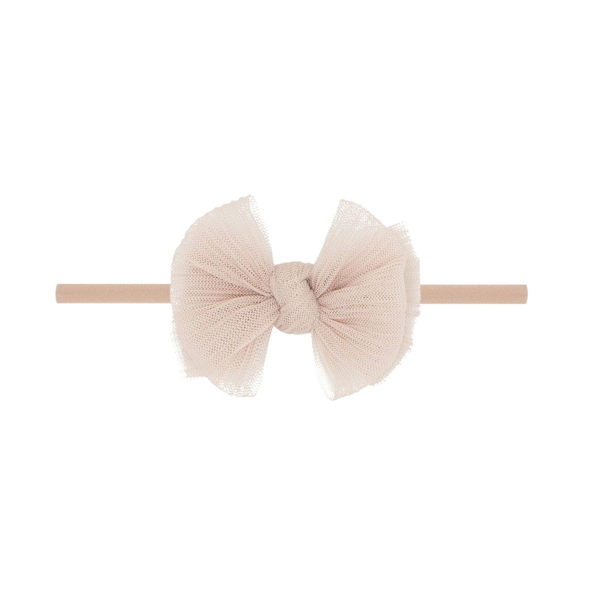 Baby Bling® Tulle Baby FAB® Skinny soft tulle bow headband
