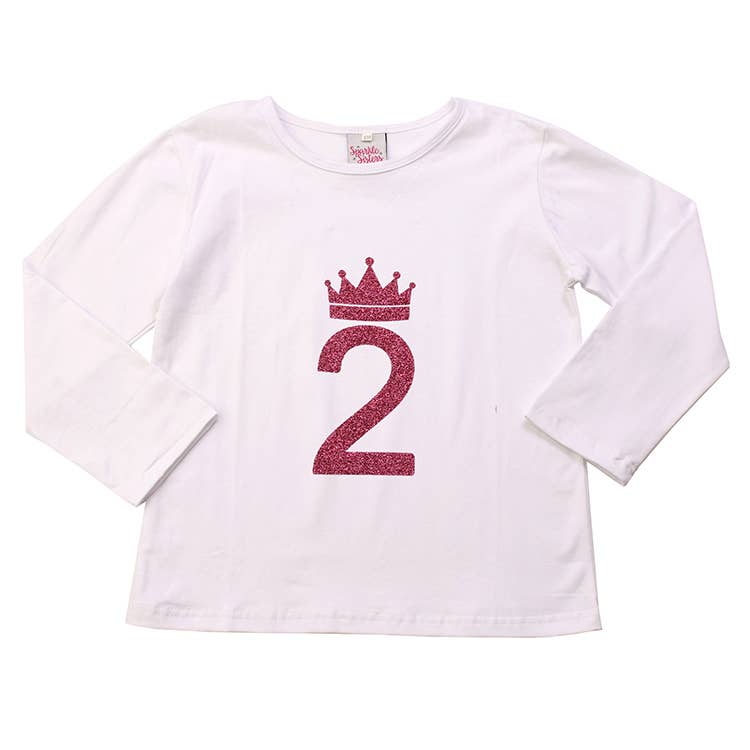 #2 Crown Long Sleeve Tee Shirt