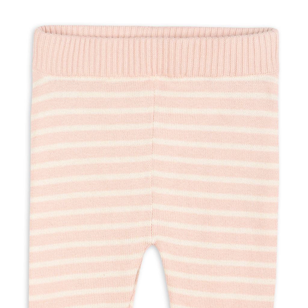 Cherry Bow Baby Pullover & Stripe Pants (Organic Cotton)