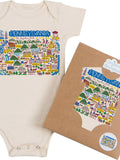 Pennsylvania Boutique Map Art Infant & Toddler