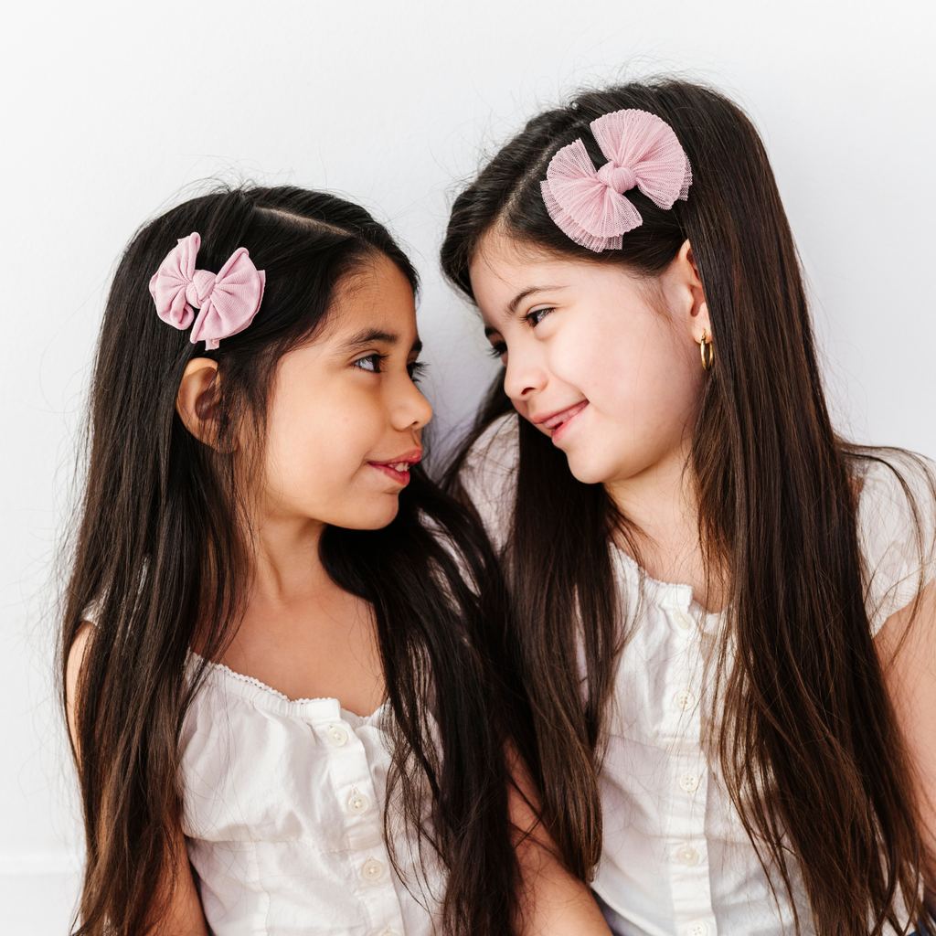 Baby Bling® 2-Pack Tulle Baby FAB® hair bow clips