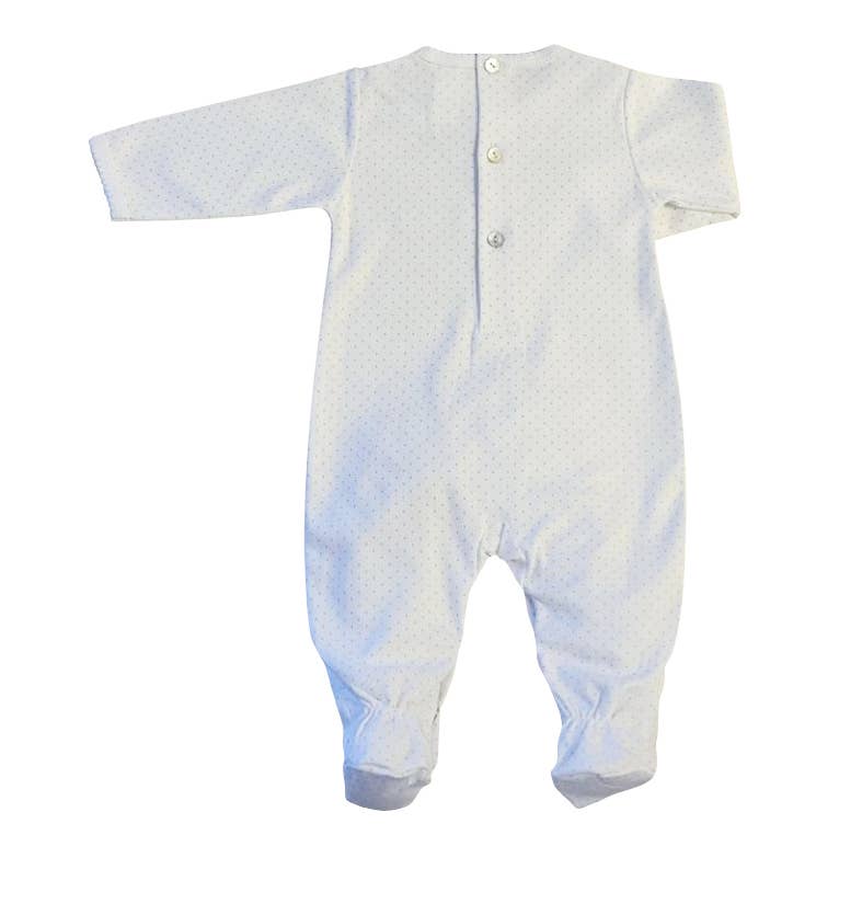 Baby Boy's "Elephant" Pima Cotton Footie