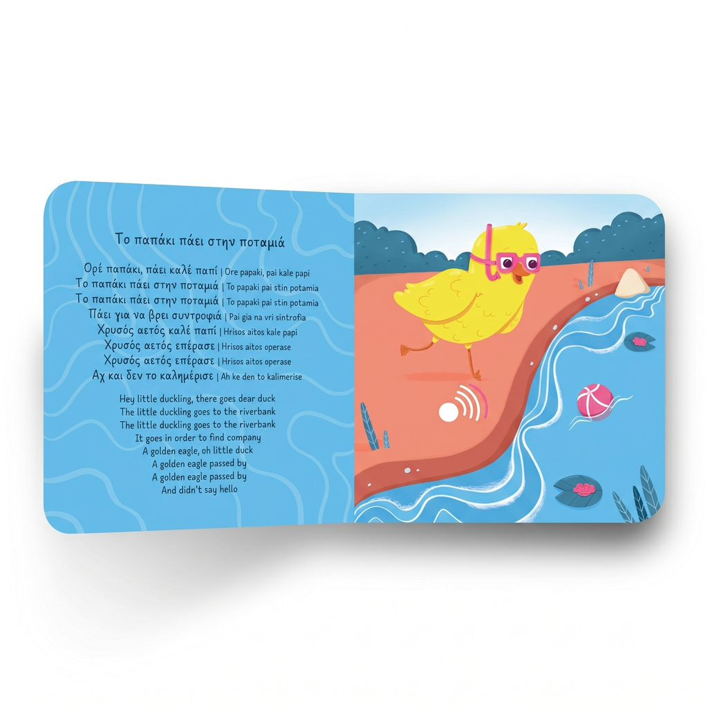 My first Greek book that sings animal songs