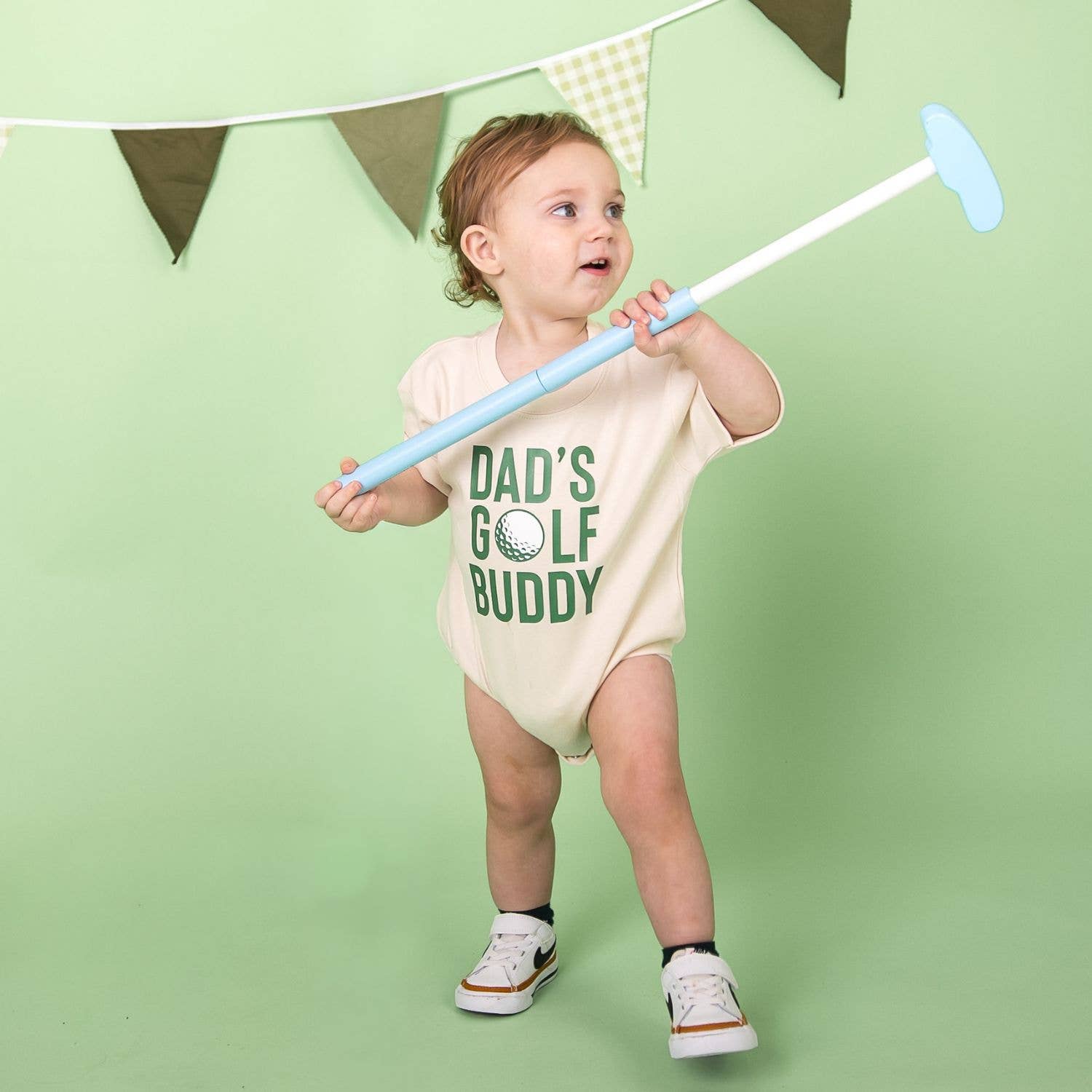Dad's Golf Buddy Short Sleeve Romper - Baby Clothes