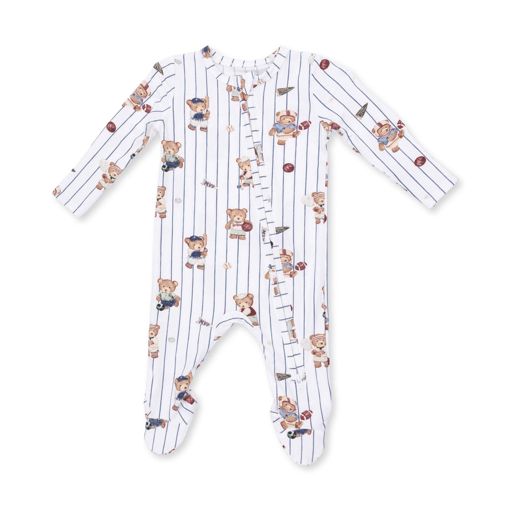Mixed Sports Bears - 2 Way Zipper Footie