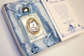 Baptism Holy Water Bottle/blue Bow