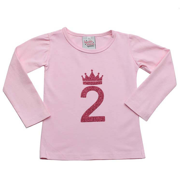 #2 Crown Long Sleeve Tee Shirt