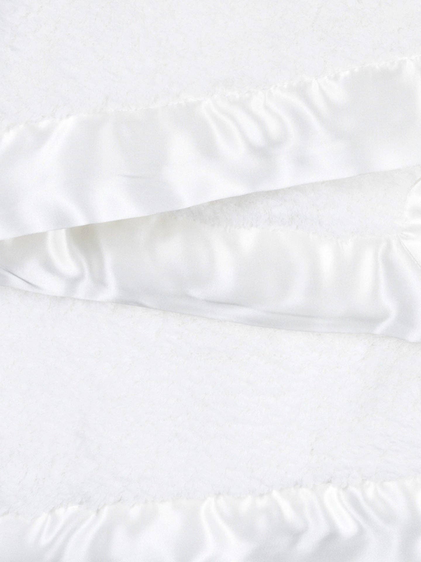 Chenille Baby Blanket: Unboxed / Denim