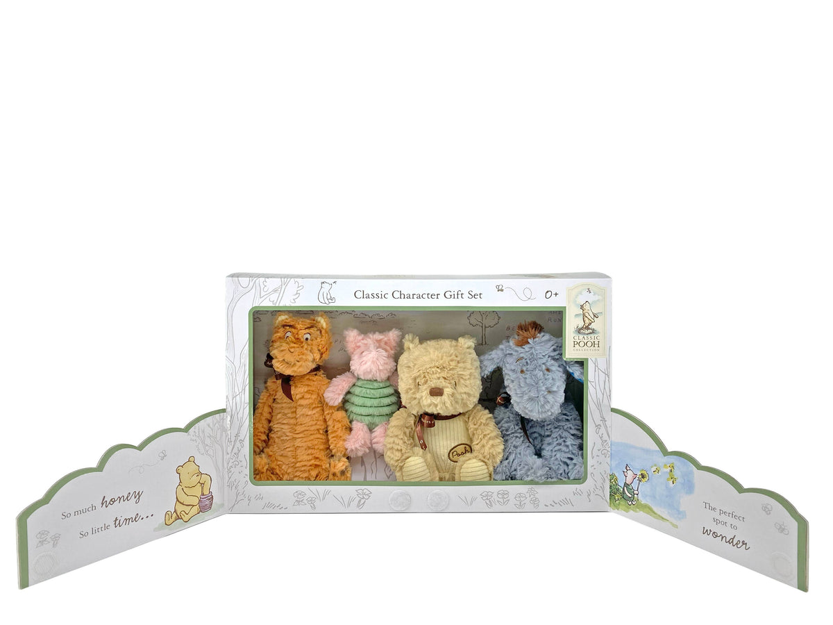 Disney Classic Pooh 4 pc Plush Collector Set