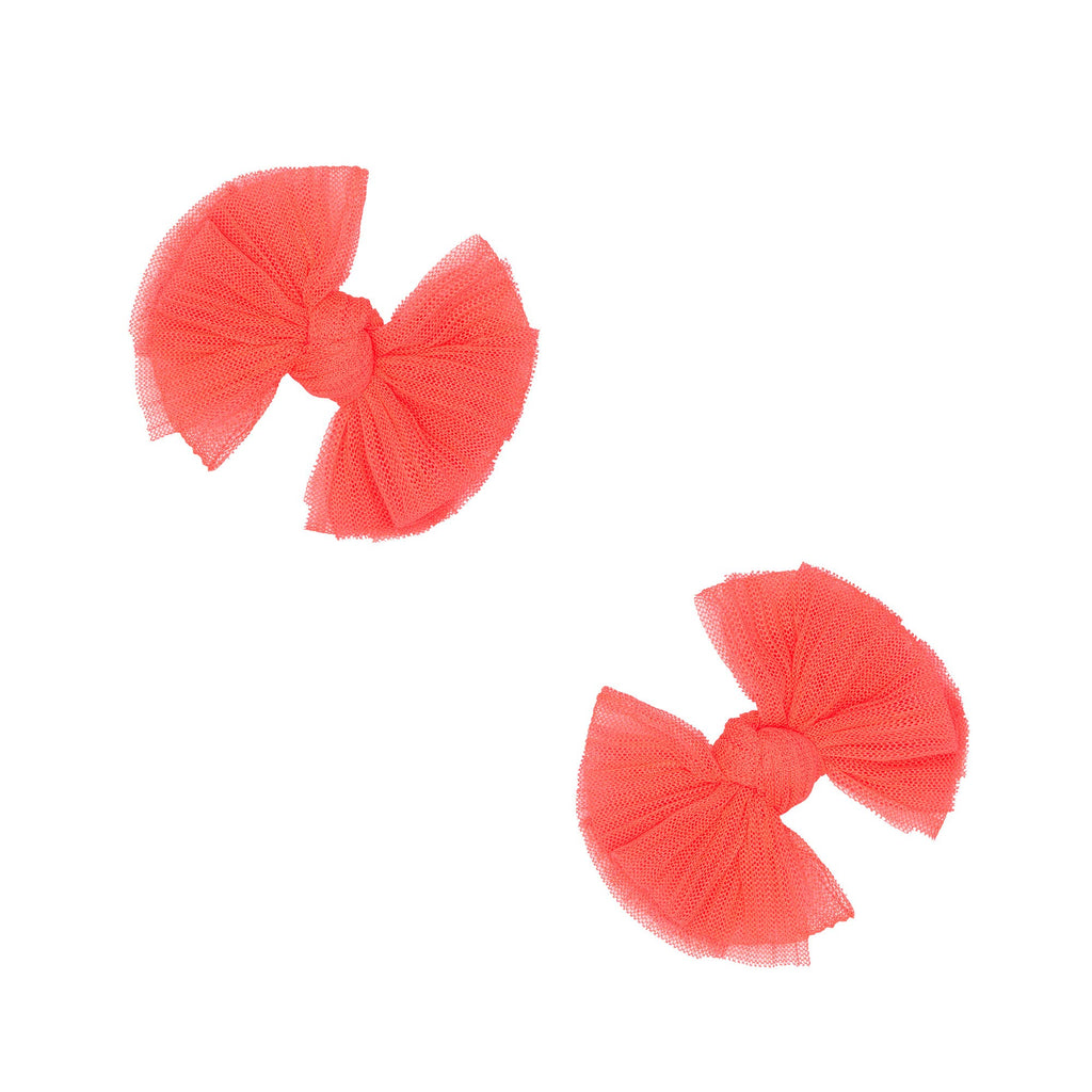 Baby Bling® 2-Pack Tulle Baby FAB® hair bow clips