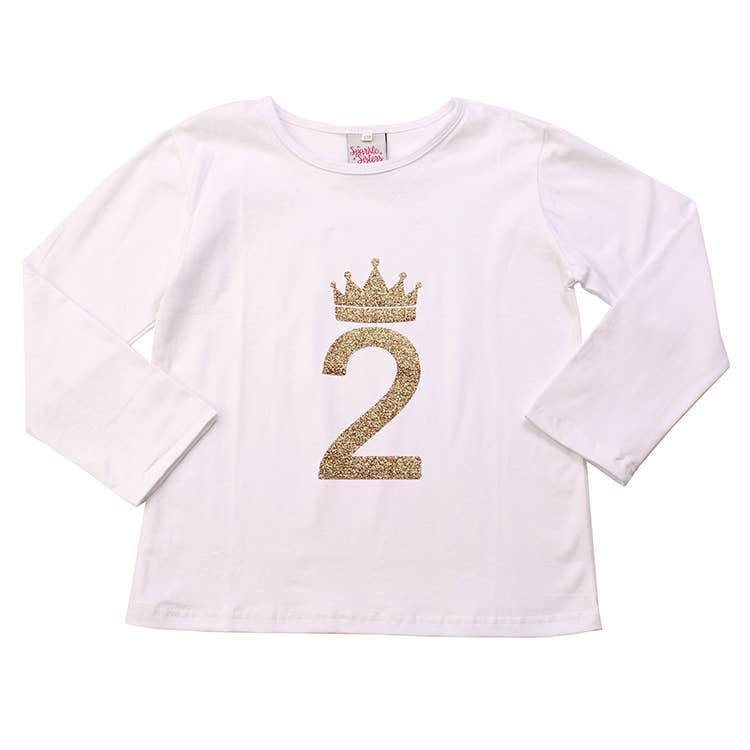 #2 Crown Long Sleeve Tee Shirt