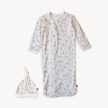 BAA BAA BABY CREAM MODAL GOWN + HAT SET
