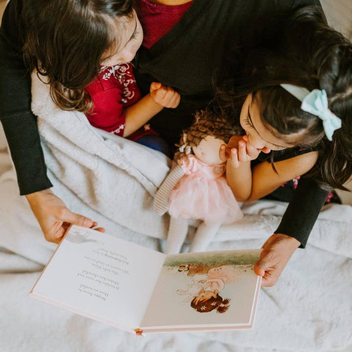 A pretty girl board book brown hair