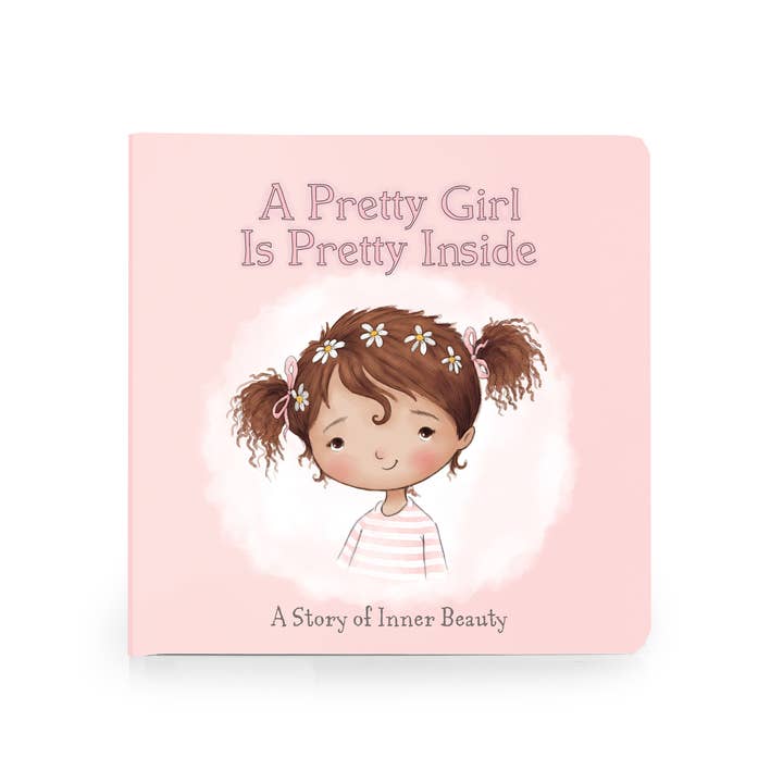 A pretty girl board book brown hair