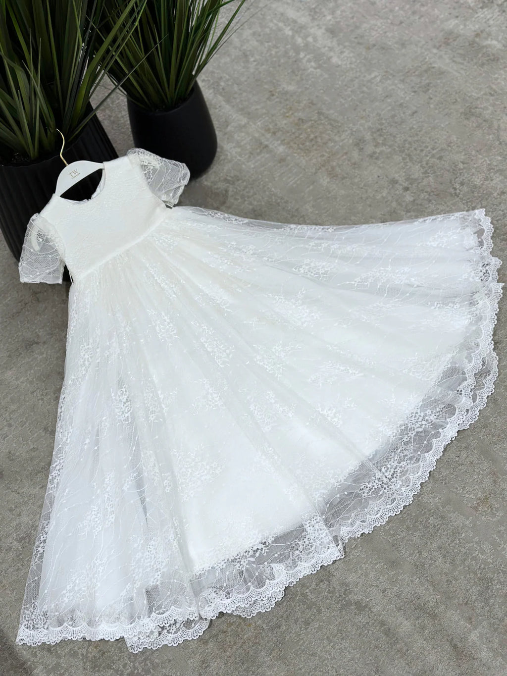 B14L long Christening gown