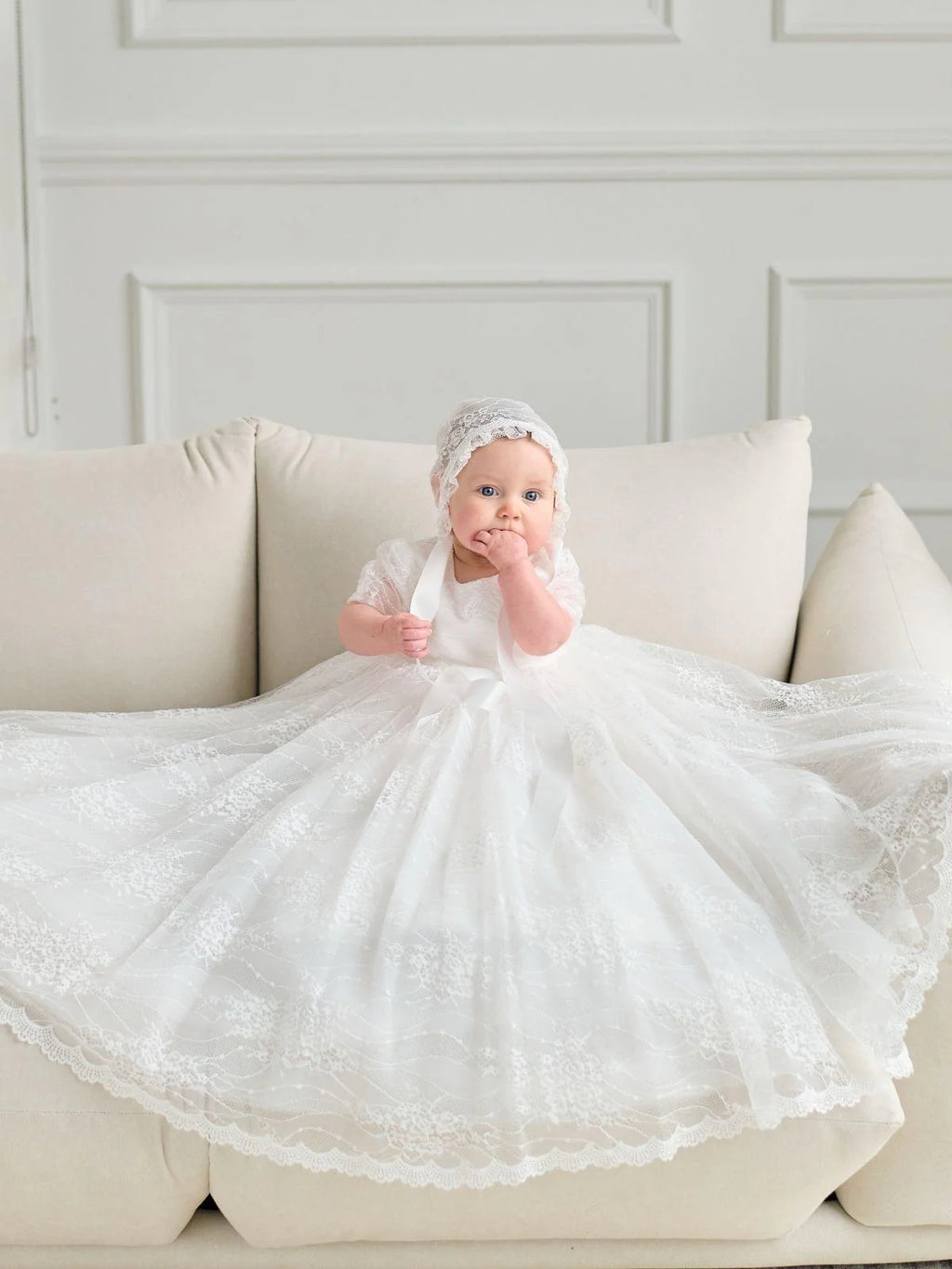 B14L long Christening gown