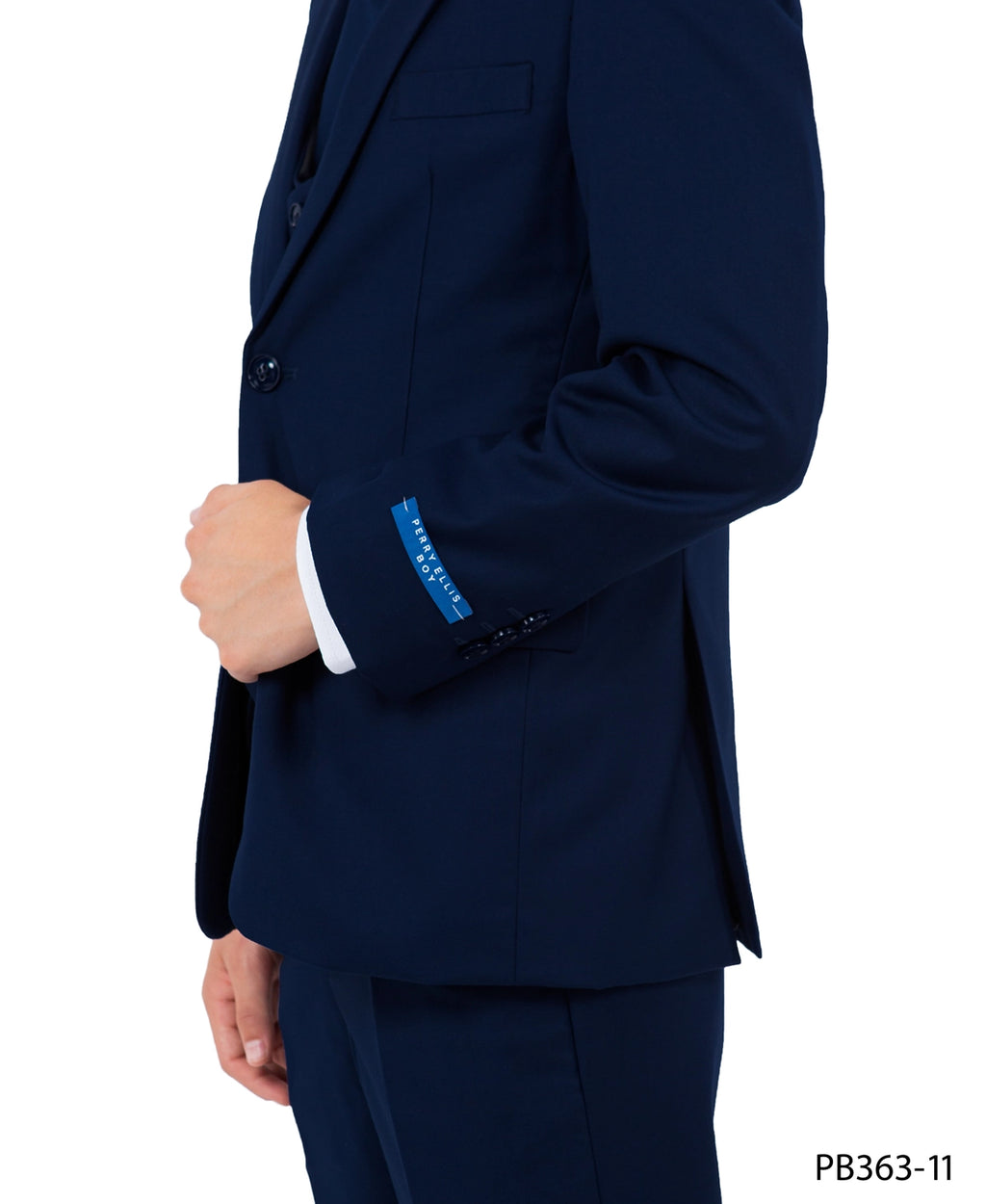 Navy Perry Ellis boys suit Navy