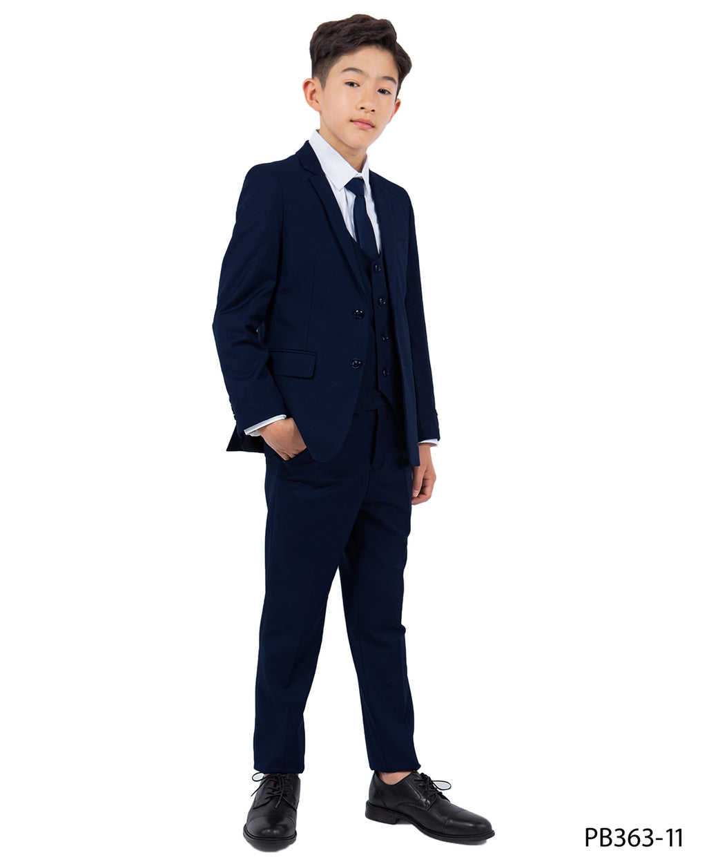 Navy Perry Ellis boys suit Navy