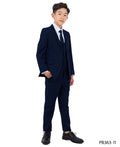 Navy Perry Ellis boys suit Navy