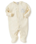 Giraffe striped footie