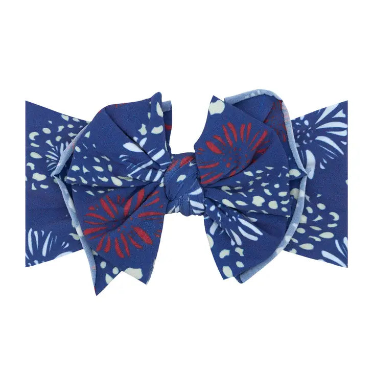 Baby bling printed knot firework