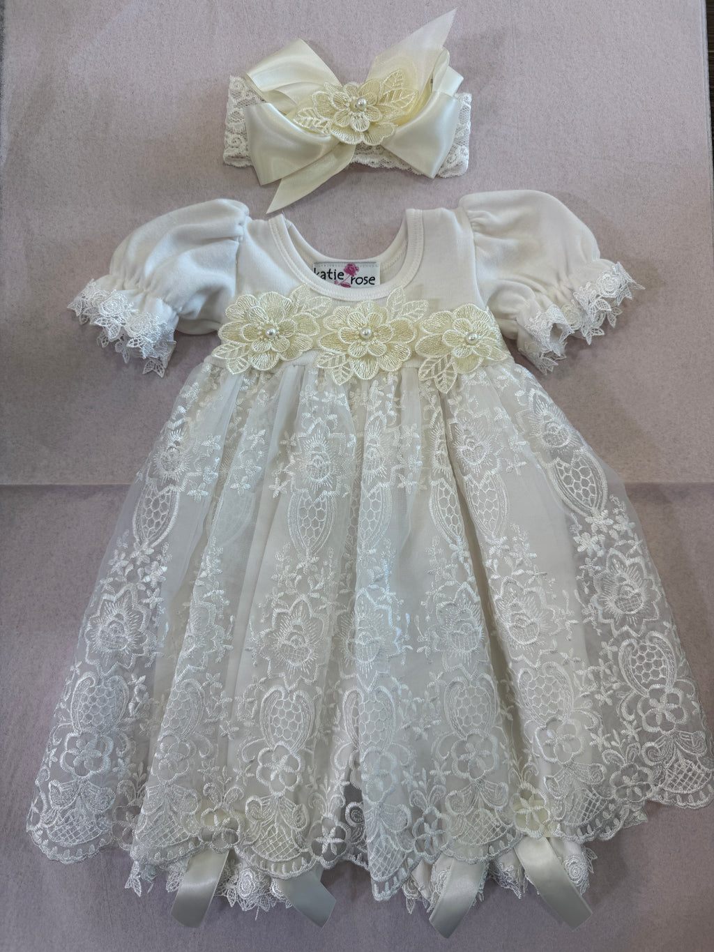 Baby Bloomer dress /ivory