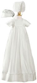 Dupioni Family gown with two hats