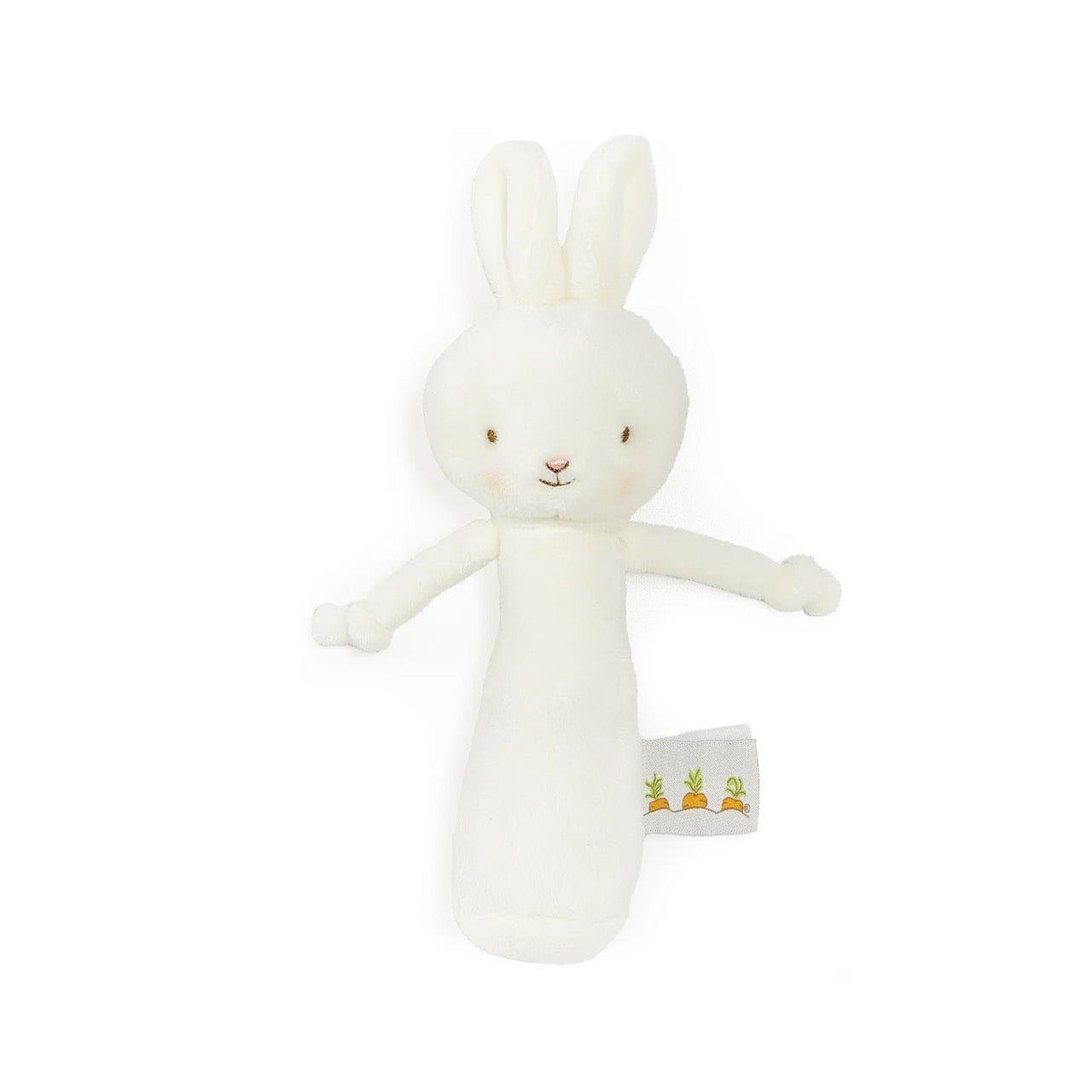 Friendly chime rattle white bunny