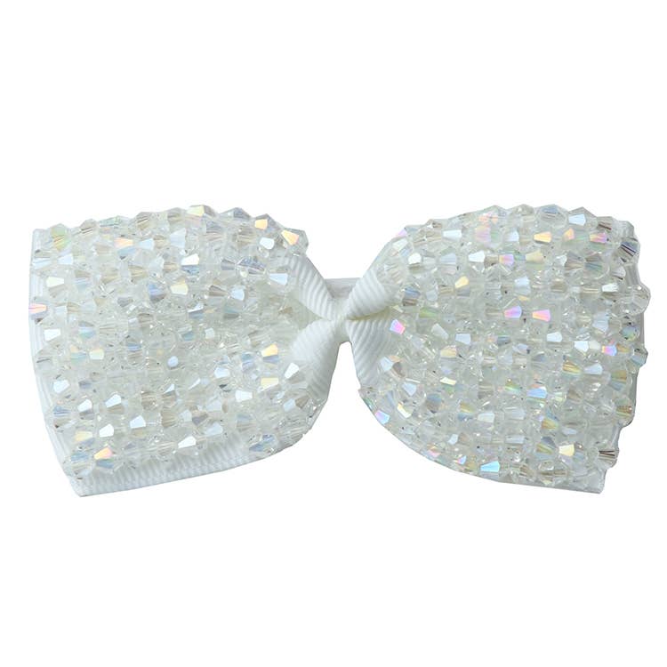 Couture Beaded Bow Clip