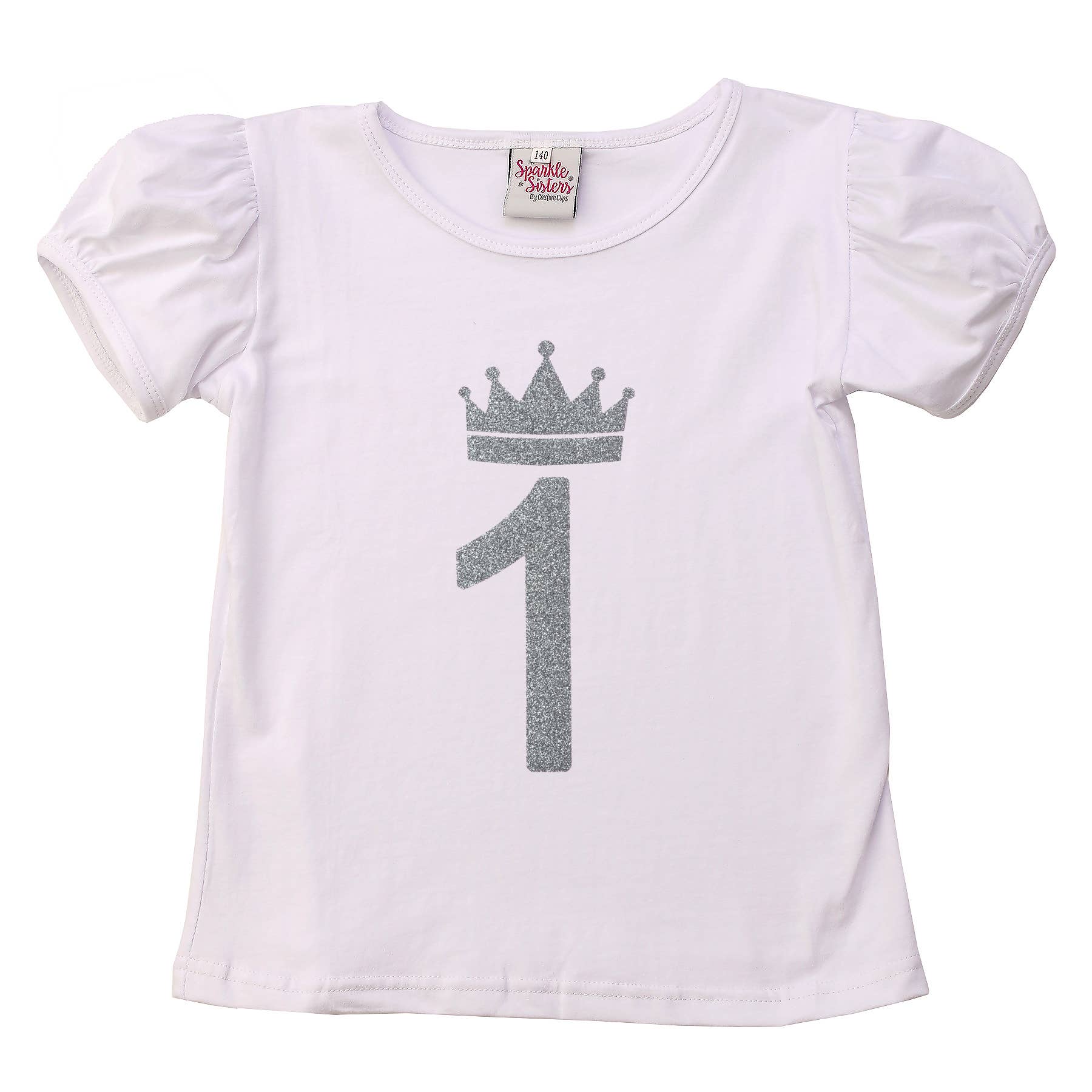 #1 Birthday Puff sleeve T shirt