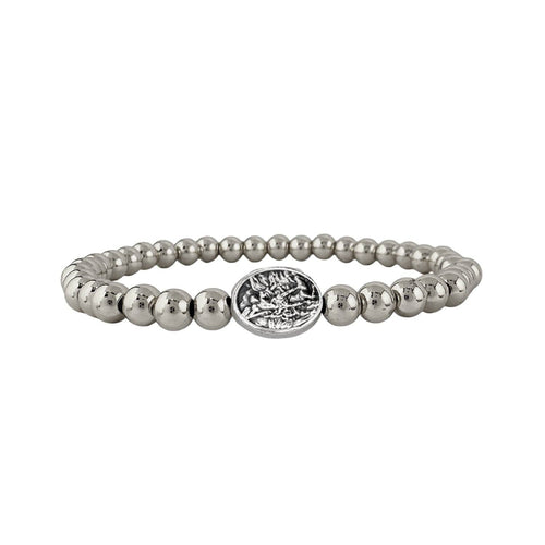 Subliminal Saint Michael The Archangel Stretch Bracelet
